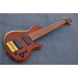 Custom American Standard 7 String Rust Quilted Bass