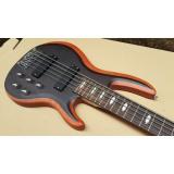 Custom Active Pickup 4 String Bass Guitar Blue Finish Wilkinson Pickups