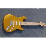 Custom American Stratocaster Gold Electric Guitar