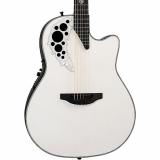 Ovation 2078ME-6P Melissa Etheridge Signature Acoustic-Electric Guitar Pearl White