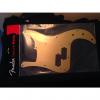 Custom Fender 57 P bass gold anodized pickguard Gold #1 small image
