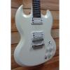 Custom Used 2013 Gibson USA SG Baritone Electric Guitar Alpine White w/Case #1 small image