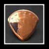 Custom Plectrum / Guitar Pick. Golden State Mint, Eagle Head Cooper Bullion Coin