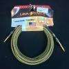 Custom *INVENTORY CLEARANCE* Lava Cables Vintage Tweed 15ft Straight/Straight Guitar Cable