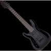 Custom Schecter Blackjack C-7 Left-Handed Electric Guitar in Gloss Black #1 small image
