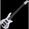Custom Schecter Stiletto Stage-5 Electric Bass Gloss White