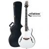Custom Ovation YM68 Yngwie Malmsteen Viper Steel-String White Acoustic-Electric Guitar