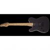 Custom Schecter PT Left-Handed Electric Guitar in Gloss Black Finish