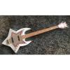 Project Washburn White Bootsy 4 String Bass With Crystals LED Star Inlays #1 small image