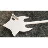 Project Washburn White Bootsy 4 String Bass With Crystals LED Star Inlays #4 small image