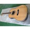 Custom Shop 1833 Martin D45 Natural Acoustic Electric Guitar Sitka Solid Spruce Top With Ox Bone Nut &amp; Saddler #1 small image