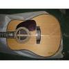 Custom Dreadnought 1833 Martin D45 Natural Acoustic Guitar Sitka Solid Spruce Top With Ox Bone Nut &amp; Saddler #1 small image