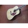 Custom D45 Martin Natural Acoustic Guitar North American Solid Spruce Top With Ox Bone Nut &amp; Saddler