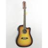 Oscar Schmidt OD312CE/TS Sunburst 12 String Electric Acoustic Guitar #4 small image