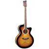 Jay Turser JTA424Q-CET Series Acoustic Guitar Tobacco Sunburst #1 small image