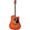 Jay Turser JJ-45FCET Series Acoustic/Electric Guitar Cherry Sunburst