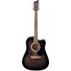 Jay Turser JJ-45FCET Series Acoustic/Electric Guitar Black Sunburst #1 small image