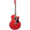 Jay Turser JTA444-CET Series Acoustic Guitar Trans Red #1 small image