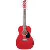 Jay Turser JJ-43 Series 3/4 Size Acoustic Guitar Trans Red #1 small image