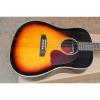 J-45 Rosewood Vintage Sunburst Acoustic Guitar Sitka Solid Spruce Top With Ox Bone Nut &amp; Saddler #1 small image