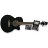 Great New Stagg Model Black Deluxe Electric Acoustic Concert Guitar