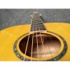 Custom Solid Spruce One Piece Set Neck Abalone Binding Acoustic Guitar