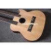 Custom Shop Natural Double Neck Acoustic Electric Guitar #5 small image
