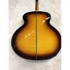 Custom Shop J200 6 Strings Sunburst Burst Acoustic Guitar Real Abalone #5 small image