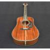 Custom Handmade Deluxe Dreadnought Solid Koa Wood Acoustic guitar #1 small image