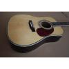 Custom D45 Acoustic Electric Guitar Natural Finish Sitka Solid Spruce