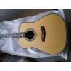 Custom 41 Inch Sitka Solid Spruce Top With Ox Bone Nut &amp; Saddler Acoustic Guitar