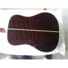 Custom 41 Inch Sitka Solid Spruce Top With Ox Bone Nut &amp; Saddler Acoustic Guitar #3 small image