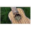 23&quot; Concert Ukulele Guitar Mini Acoustic Handcraft Zebra Wood Hawaii 4 Strings