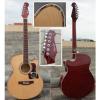 Custom Shop 40&quot; Acoustic Guitar Solid Spruce Top #1 small image