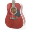 2013 Kona K216TRE Transparent Red Acoustic Electric Dreadnought Guitar #3 small image