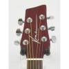 2013 Kona K216TRE Transparent Red Acoustic Electric Dreadnought Guitar #4 small image
