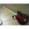 Red Asat 4 String Bass