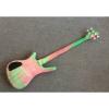 Custom Shop Warwick 4 Strings Marble Pink Green Bass #2 small image