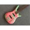 Custom Shop Warwick 4 Strings Marble Pink Green Bass #4 small image