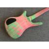 Custom Shop Warwick 4 Strings Marble Pink Green Bass #5 small image