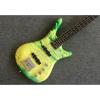 Custom Shop Warwick 4 Strings Green Yellow Bass