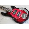 Custom Shop MusicMan Red 5 Strings Bass #5 small image