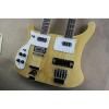 Custom Shop Geddy Lee Left Handed 4080 Double Neck Mapleglo Bass Guitar #1 small image