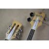 Custom Shop Geddy Lee Left Handed 4080 Double Neck Mapleglo Bass Guitar #2 small image