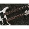 Custom Shop 4080 Double Neck Geddy Lee White 4 String Bass 6/12 String Guitar