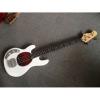 Custom Music Man Left Handed Skull Mother of Pearl Inlay 4 String Natural Bass #2 small image