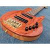 Custom NT Fordera Palisander Body Active Pickups 5 String Solid Flame Maple Top Bass #1 small image