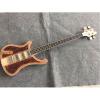 Custom Left Handed Lemmy Kilmister  4003 Natural Special Carvings Alder Wood Bass