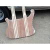 Custom Flame Maple Top Unfinished Neck Thru Body 4003 Bass Double Neck