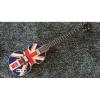 Custom Hofner Jubilee Union Jack Paul Mcartney Violin 4 String Bass Guitar